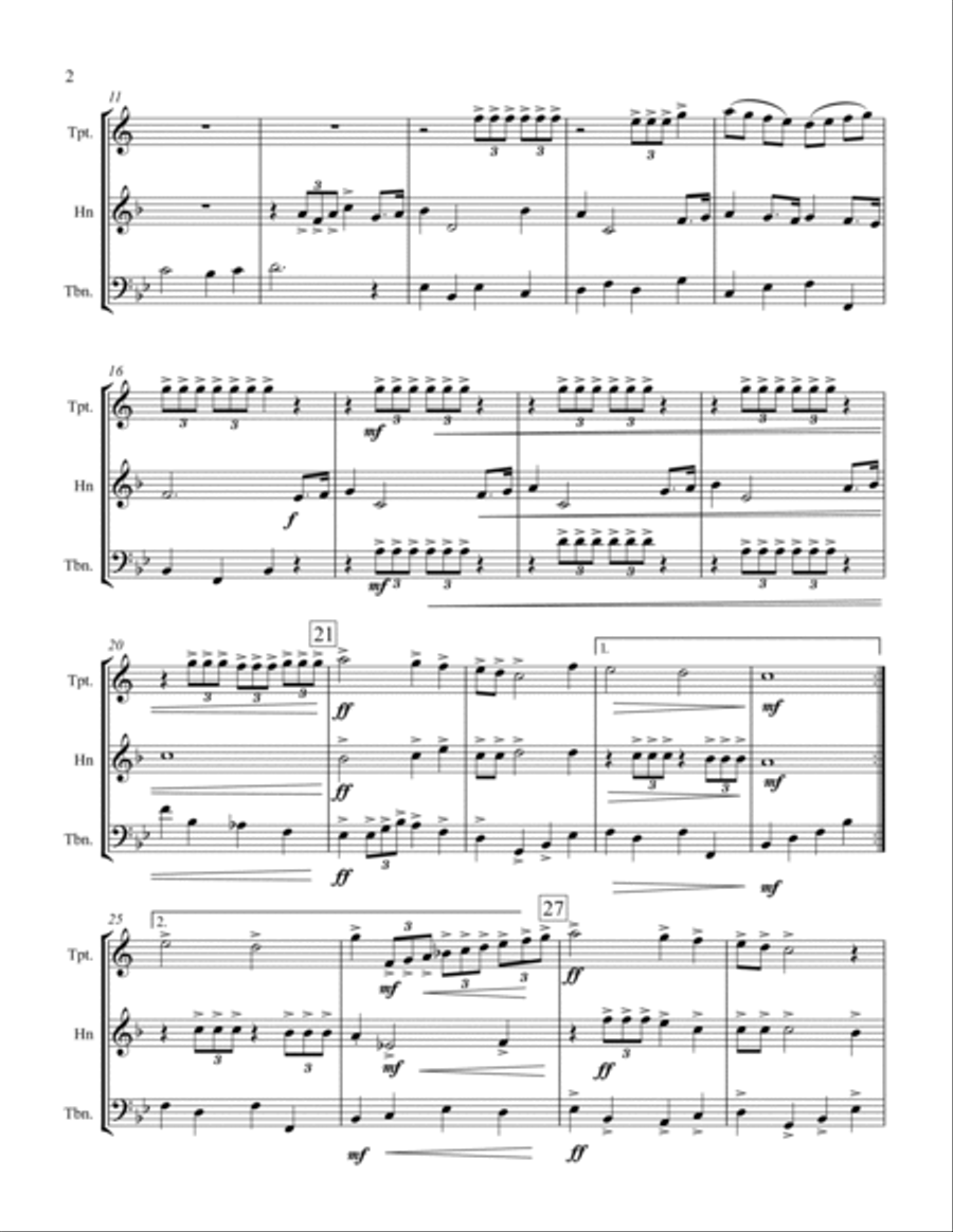 God Bless America School and Community scores gallery preview page 2