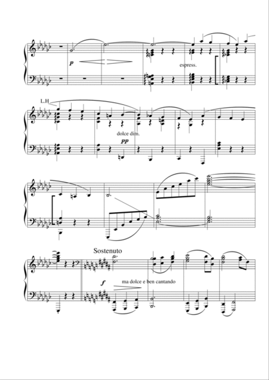 Allegro Appassionato Allegro Appassionato Piano Solo scores gallery preview page 5