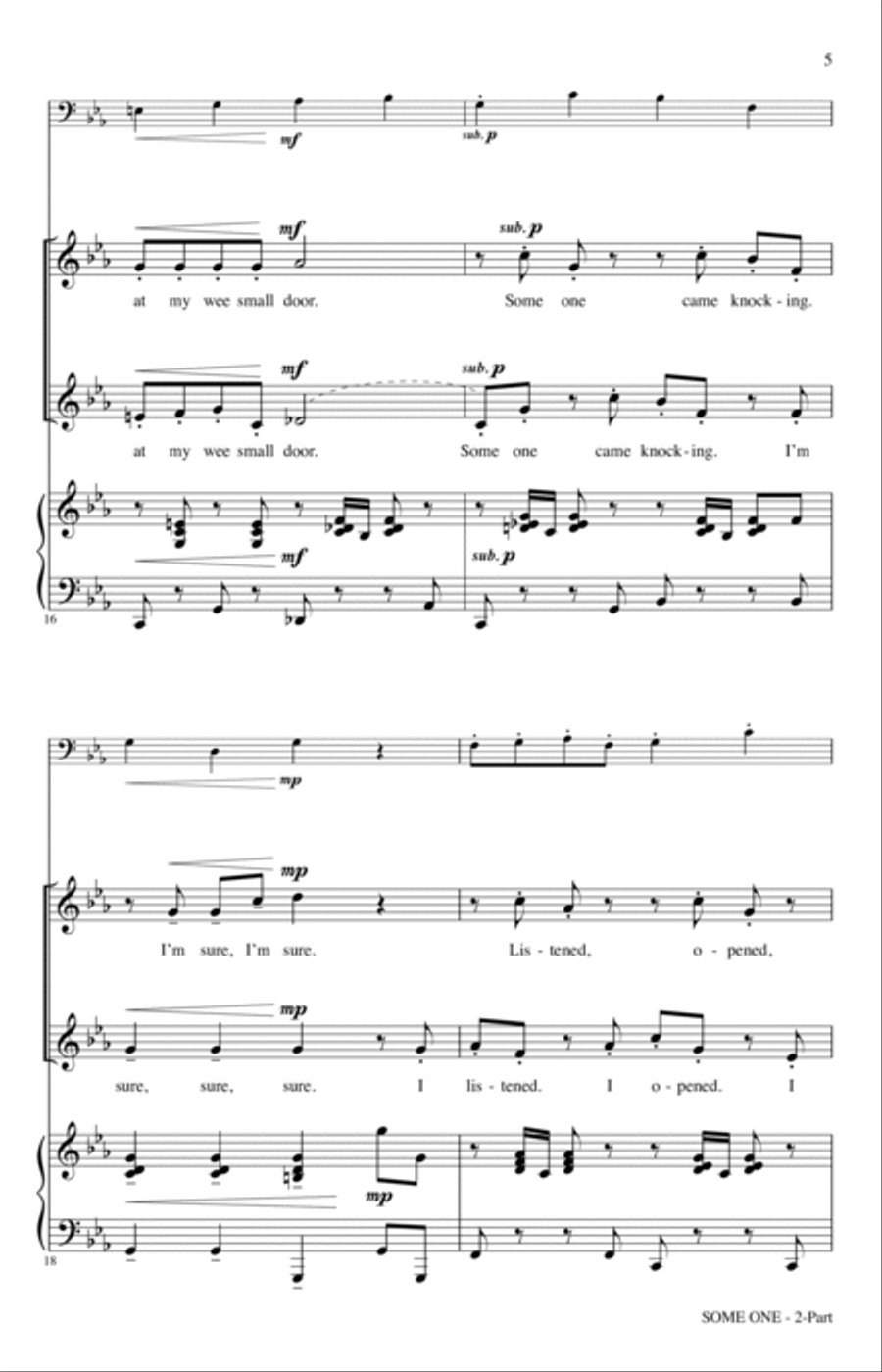 Some One Some One 2-Part scores gallery preview page 3