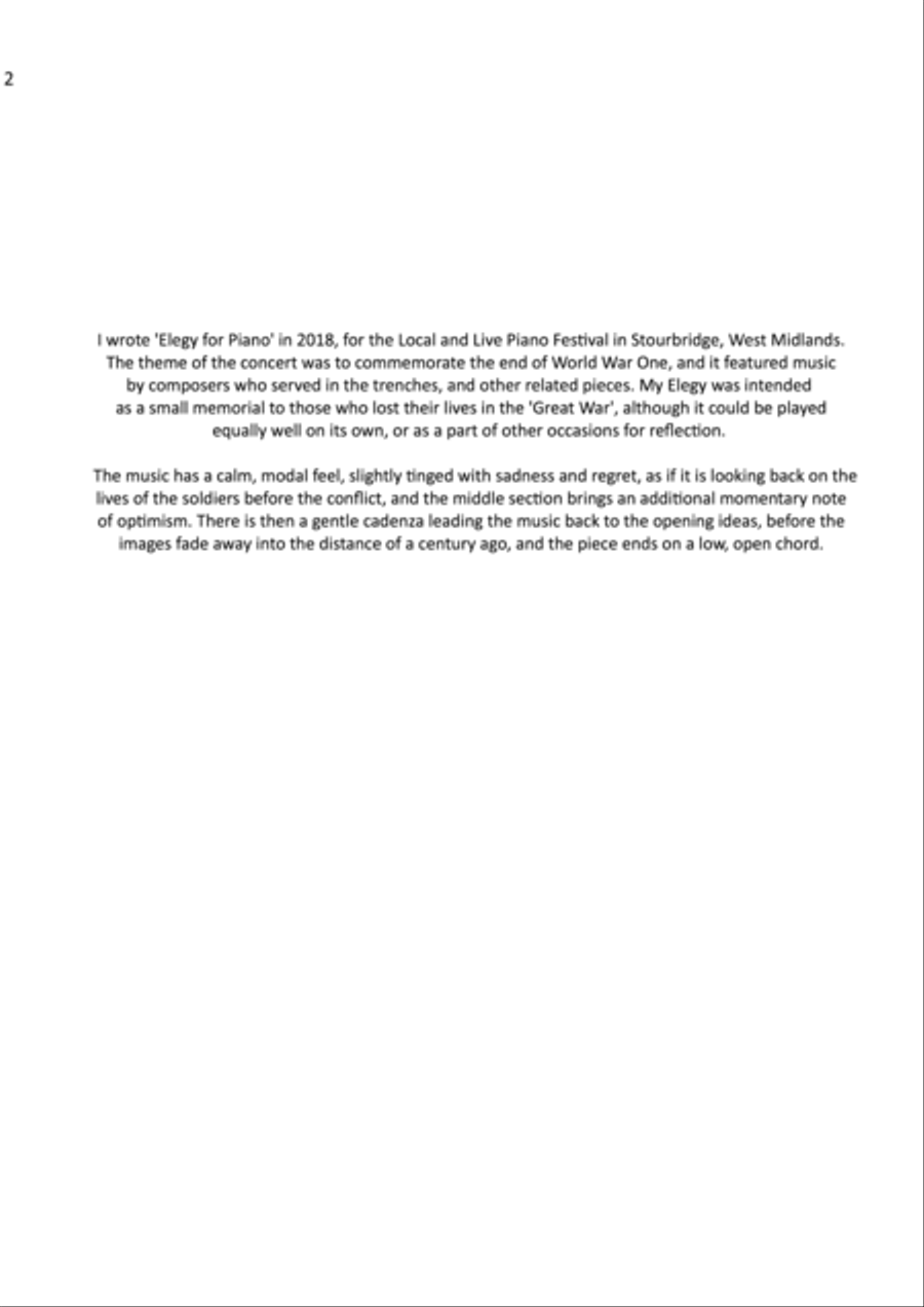 Elegy Elegy Score scores gallery preview page 2