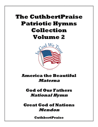 Book cover for CuthberPraise Patriotic Hymns Collection, Volume 2