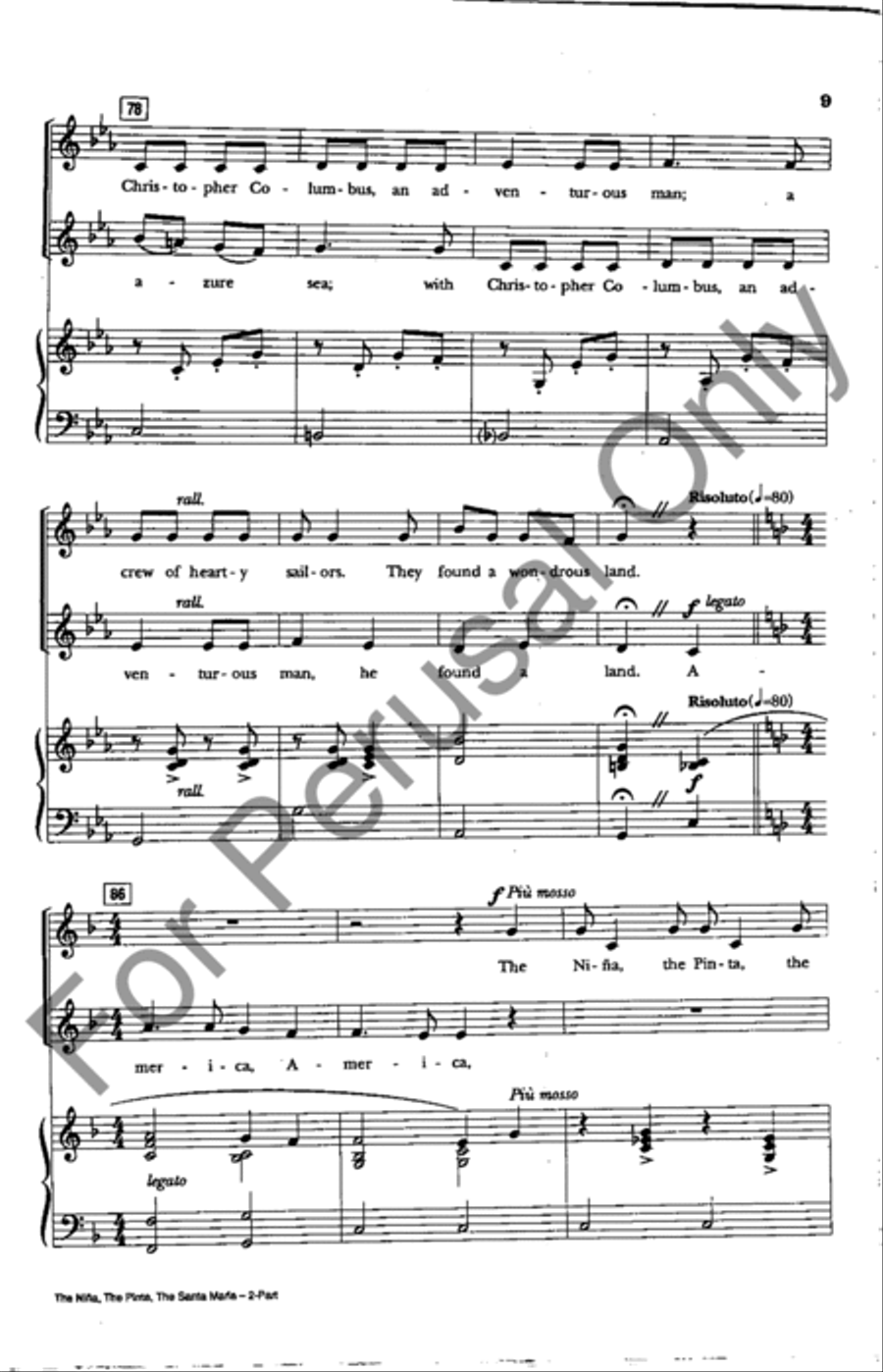 The Nina Pinta Santa Maria SA scores gallery preview page 8