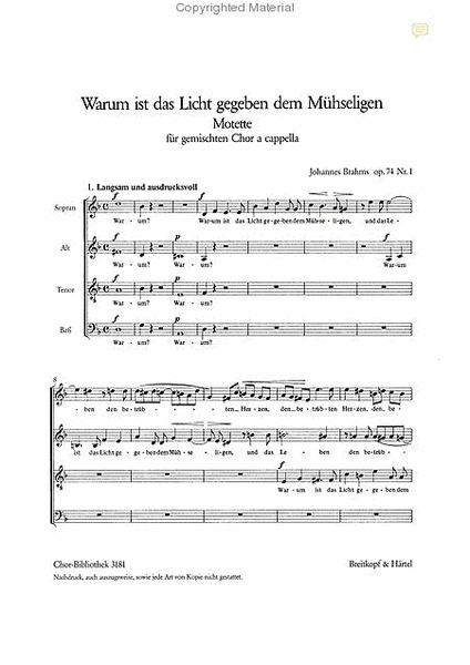 2 Motets Op. 74
