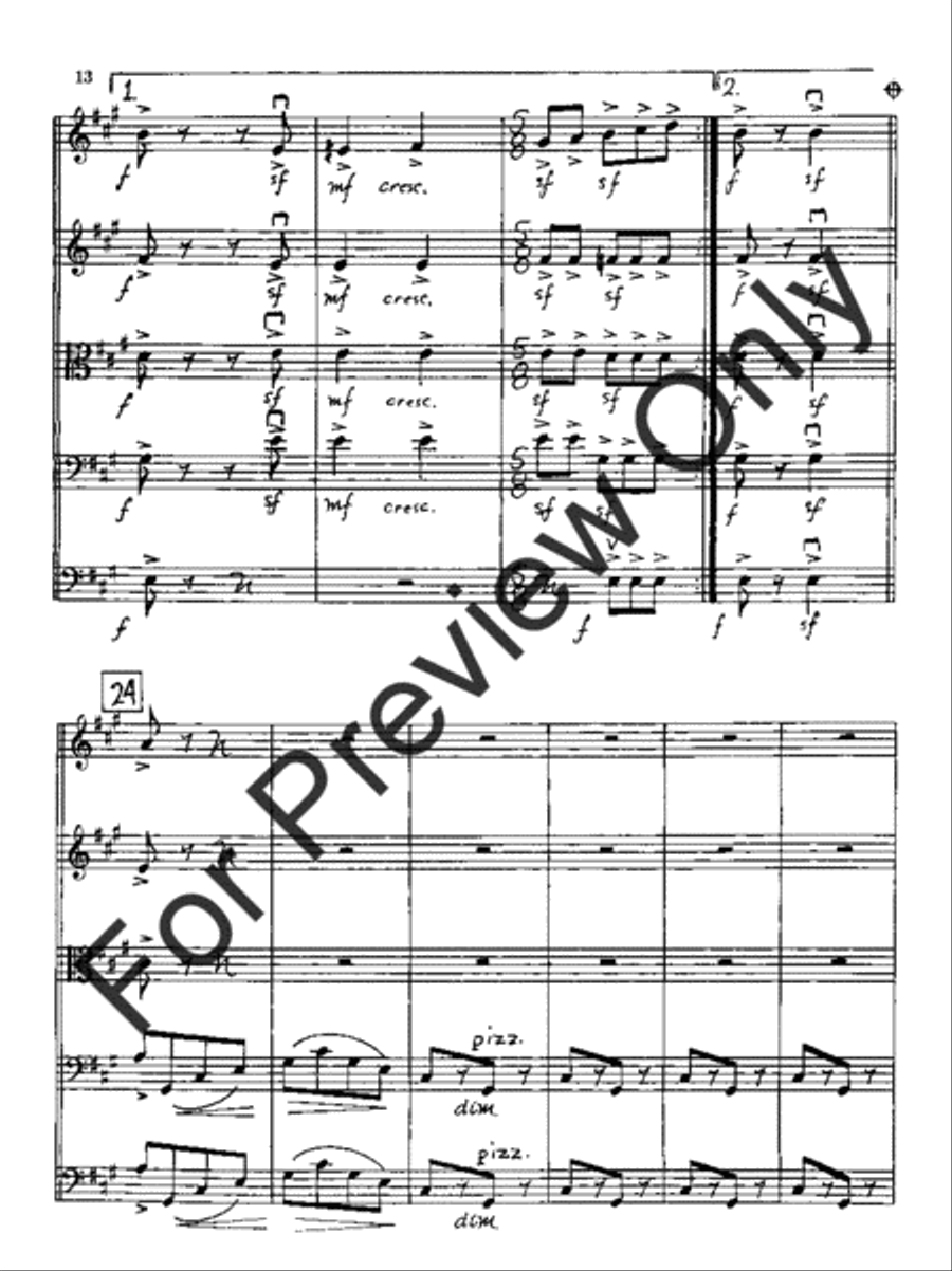 Suite for String Orchestra (Score) String Orchestra scores gallery preview page 17