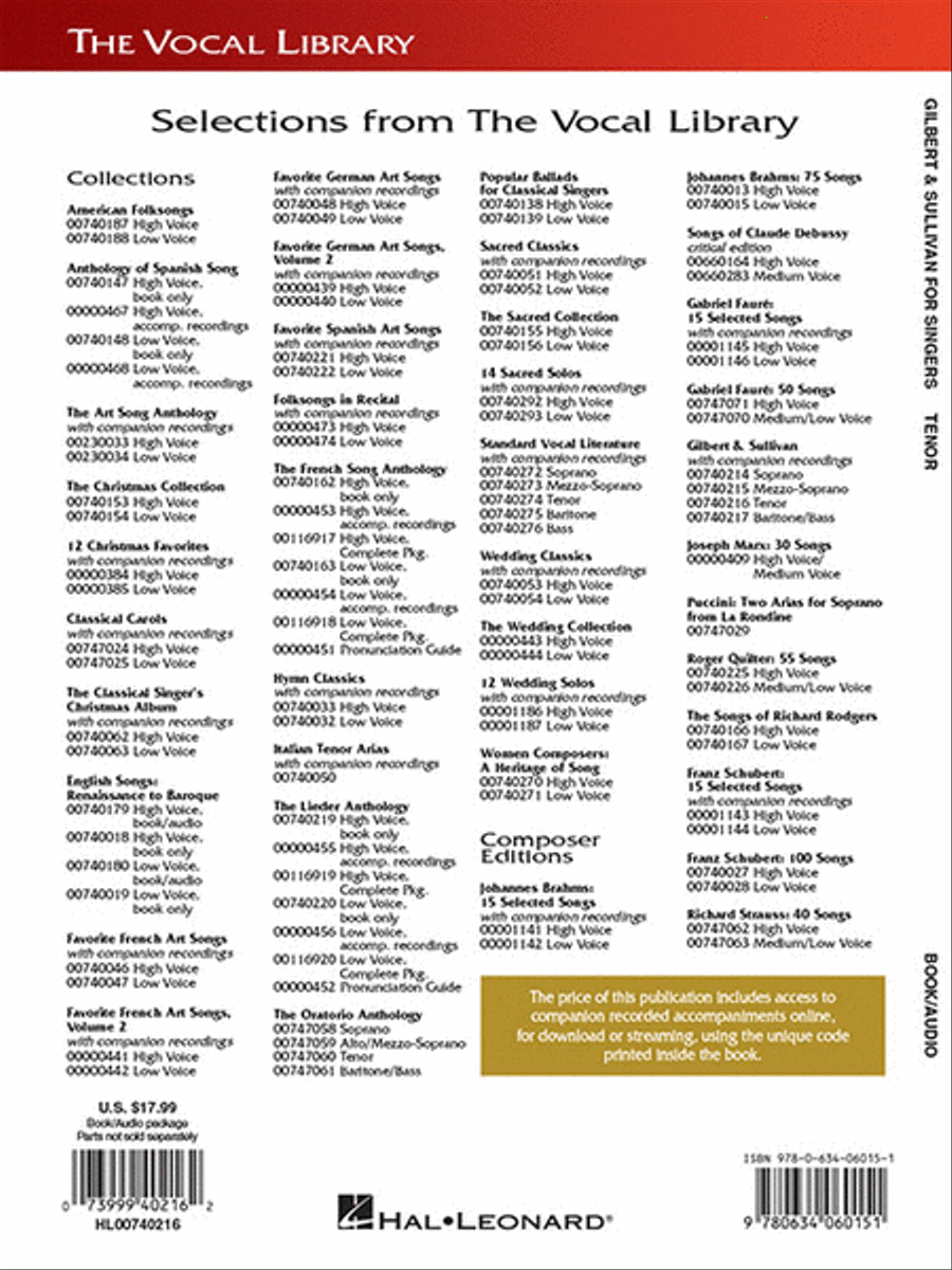Gilbert & Sullivan for Singers Voice scores gallery preview page 2