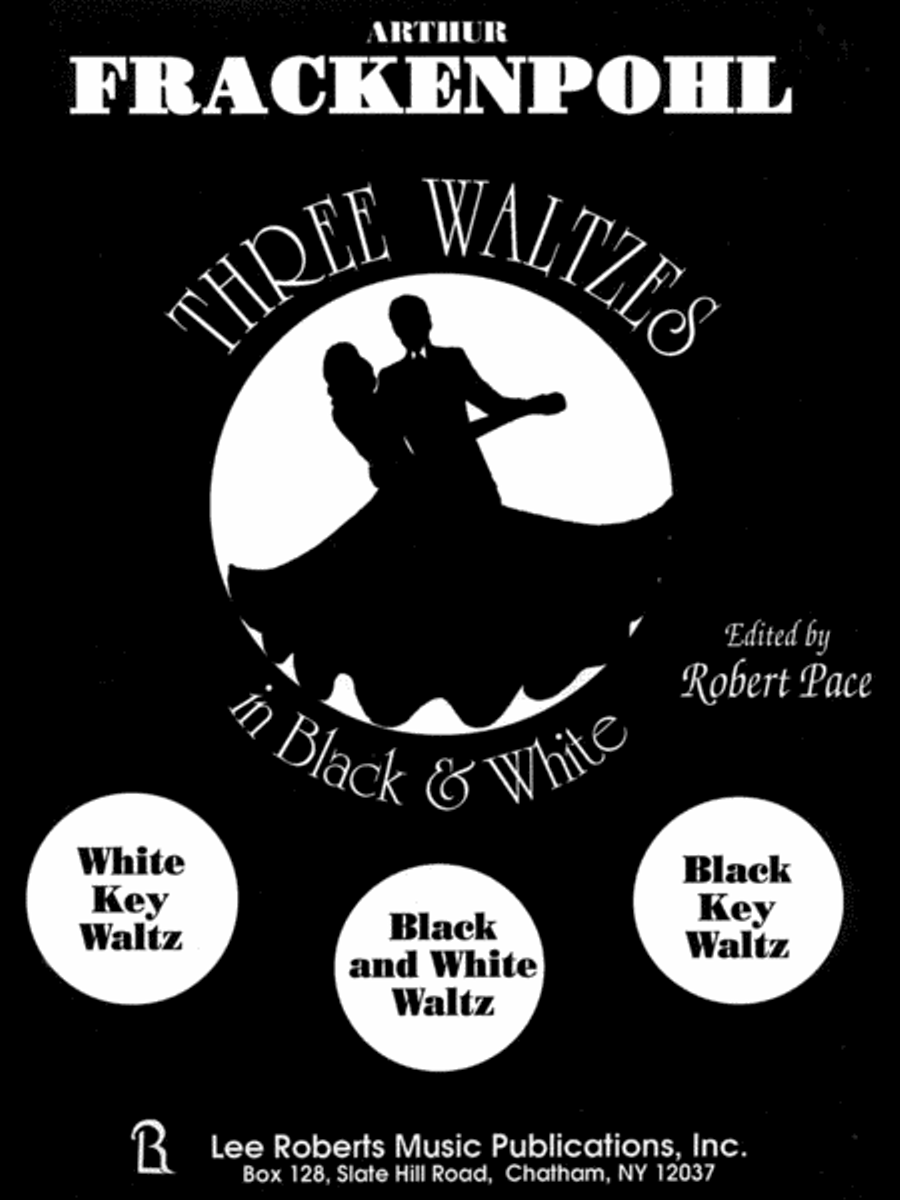 Three Waltzes in Black & White Levels III- IV Piano Method scores gallery preview page 1