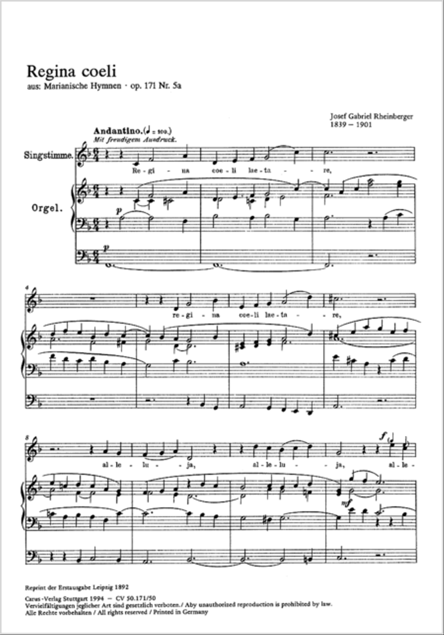 Regina coeli Regina coeli Mezzo-Soprano Voice scores gallery preview page 2