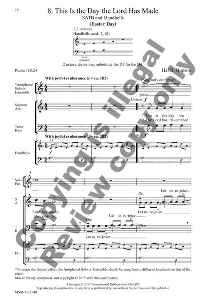 Choral Introits with Bells 17 Settings for the Church Year image number null