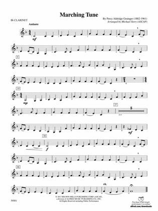 Marching Tune: 1st B-flat Clarinet