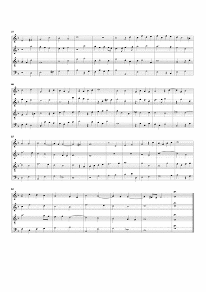 Canzon La grave (arrangement for 4 recorders)