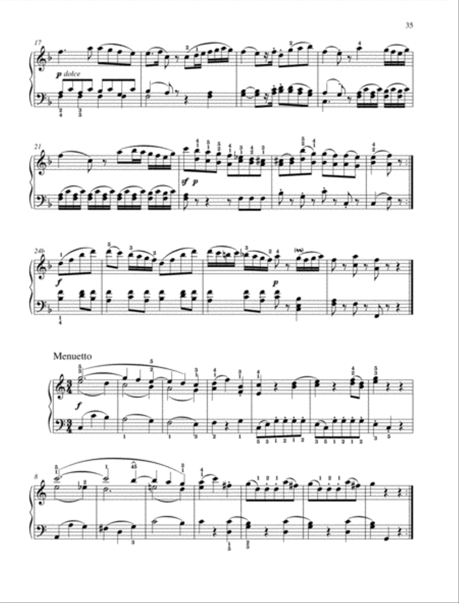 Sonatina F major Sonatina F major Piano Solo scores gallery preview page 2