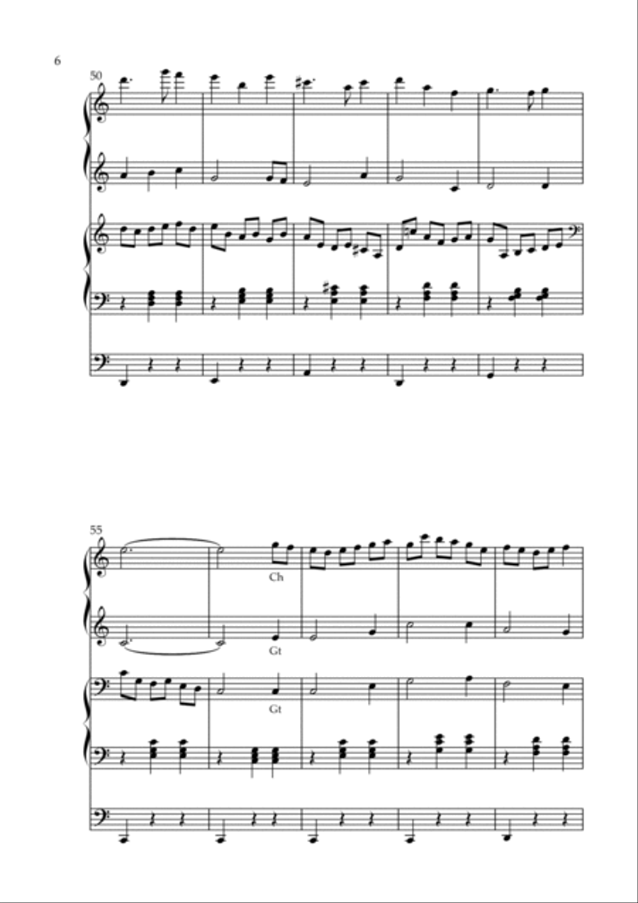 Tornedalssången, Op. 257 (Organ Duet) by Vidas Pinkevicius Organ Solo scores gallery preview page 6