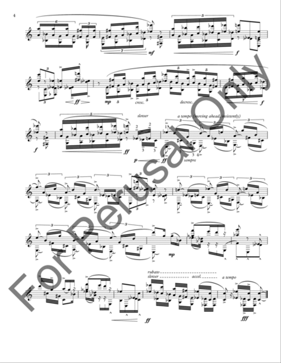 Five Etudes For Marimba Book 1 Marimba scores gallery preview page 7