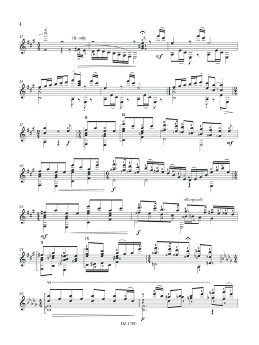 Laura Classical Guitar scores gallery preview page 5
