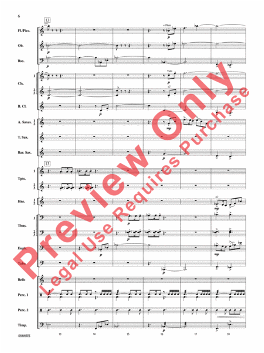 Skydance Concert Band scores gallery preview page 7