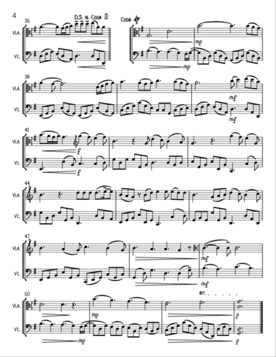 Perfect String Duet scores gallery preview page 4
