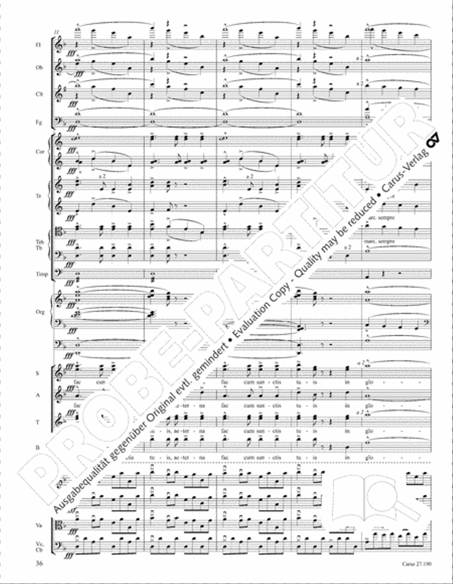 Te Deum 4-Part scores gallery preview page 43