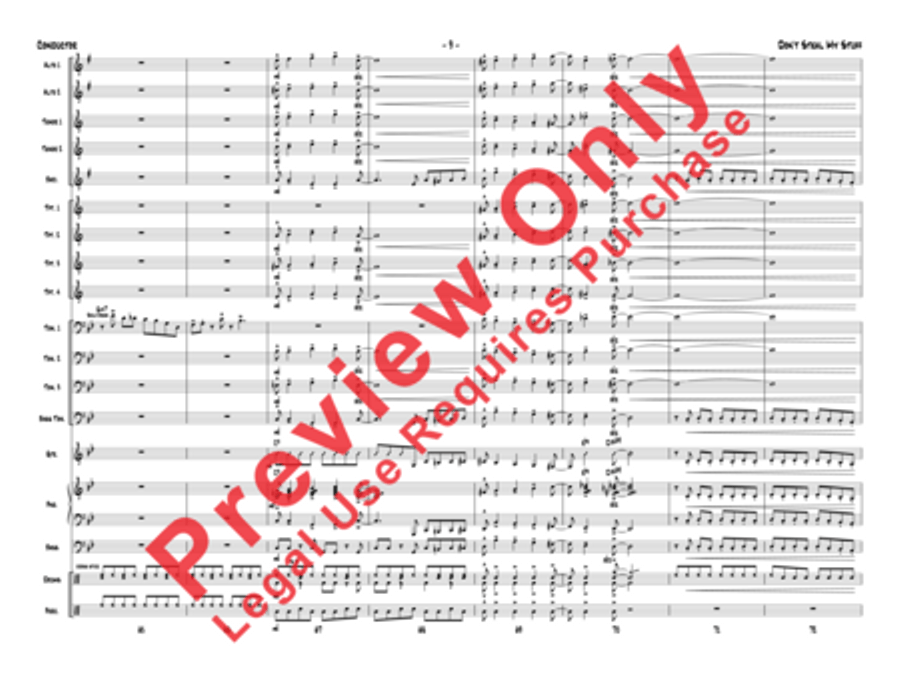 Don't Steal My Stuff Don't Steal My Stuff Jazz Ensemble scores gallery preview page 32