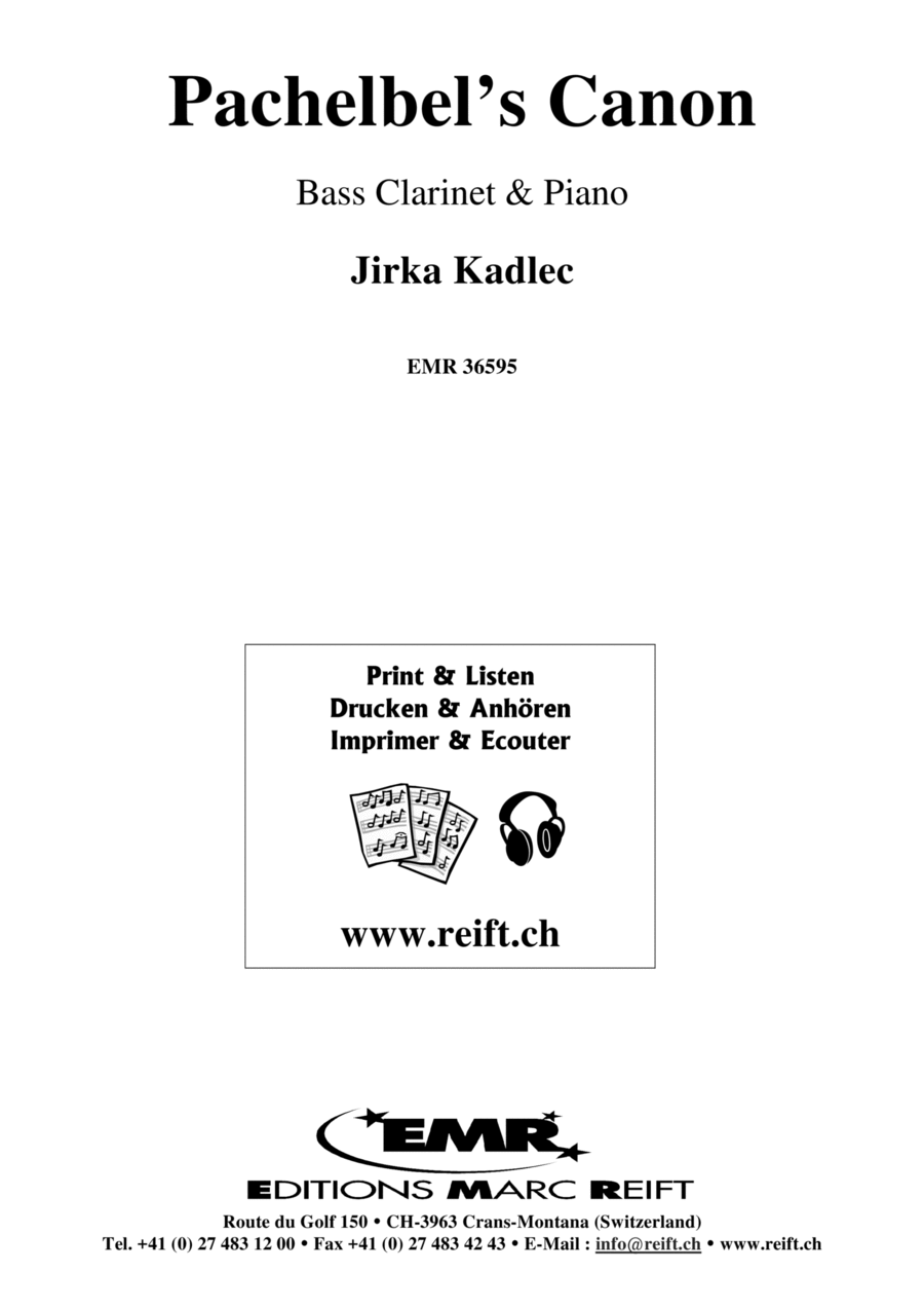 Pachelbel's Canon Bass Clarinet scores gallery preview page 1