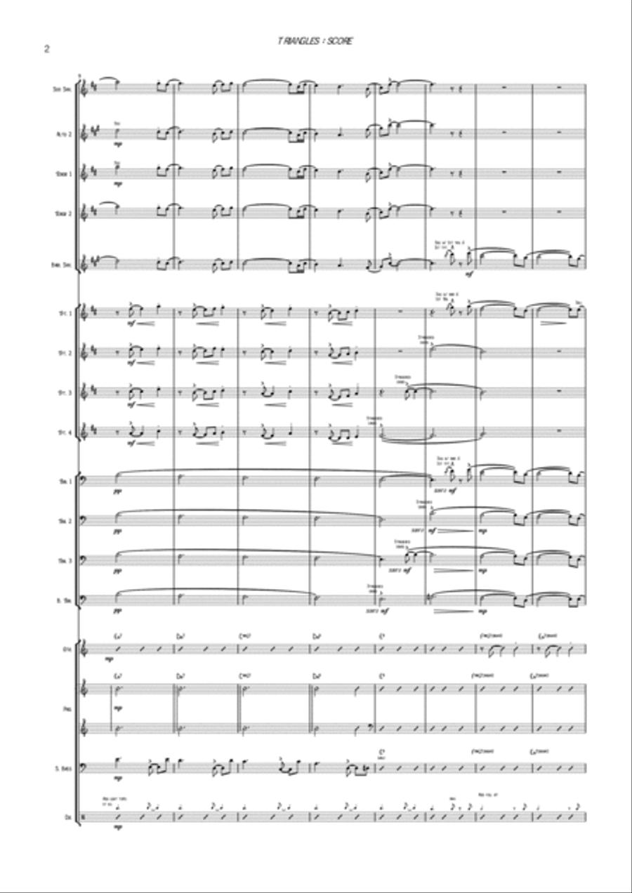 Triangles Jazz Ensemble scores gallery preview page 2