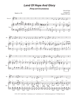 Land Of Hope And Glory (Pomp and Circumstance) (French Horn solo and Piano)