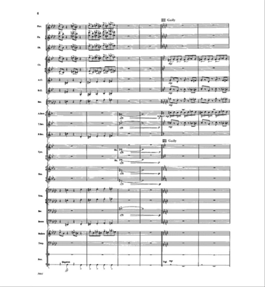 Overture A La Russe Concert Band scores gallery preview page 5