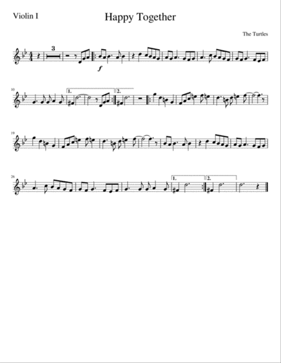 Happy Together String Quartet scores gallery preview page 4