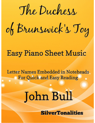 Duchess of Brunswick’s Toy Easy Piano Sheet Music