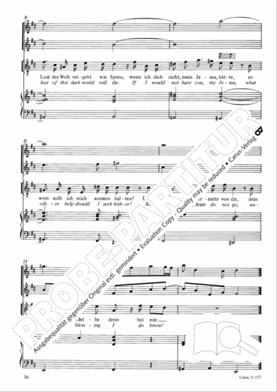 Lord, do not depart until I am blessed (Ich lasse dich nicht, du segnest mich denn) TB scores gallery preview page 37