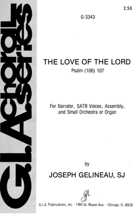Book cover for The Love of the Lord