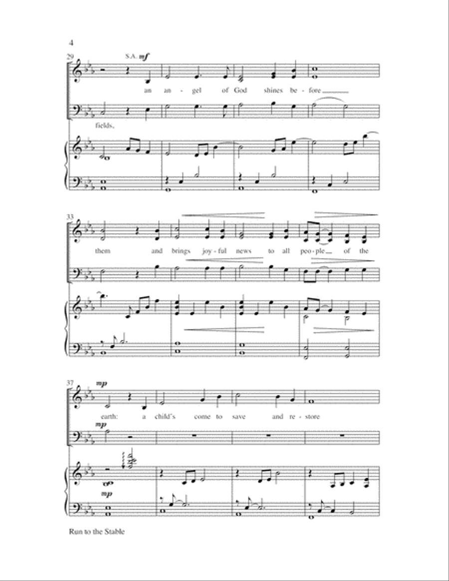 Run to the Stable 4-Part scores gallery preview page 5