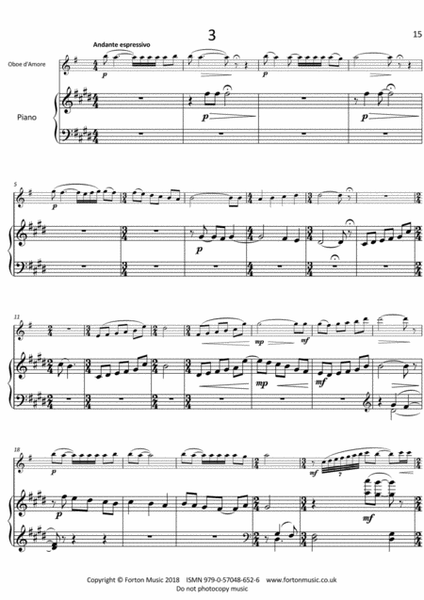 Sonata for Oboe d'Amore and Piano