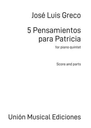 Book cover for 5 Pensamientos Para Patricia
