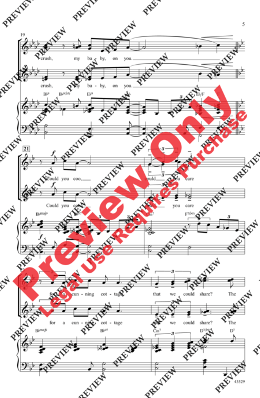 I've Got a Crush on You SSAA scores gallery preview page 5