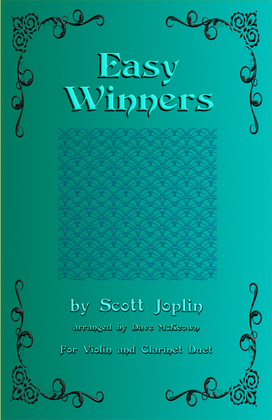 Book cover for The Easy Winners, Duet for Violin and Clarinet