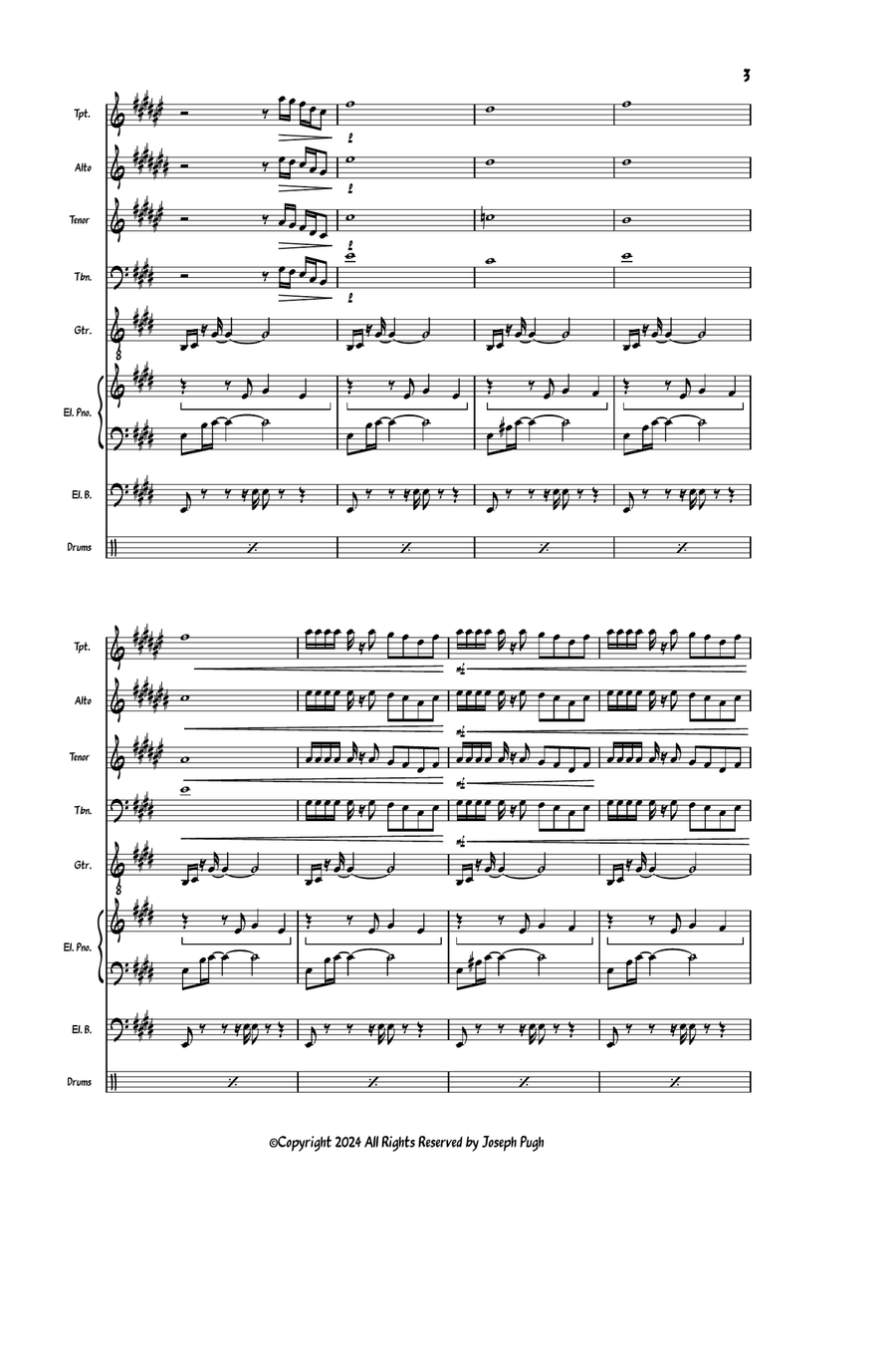 Seymore Seymore Jazz Ensemble scores gallery preview page 3