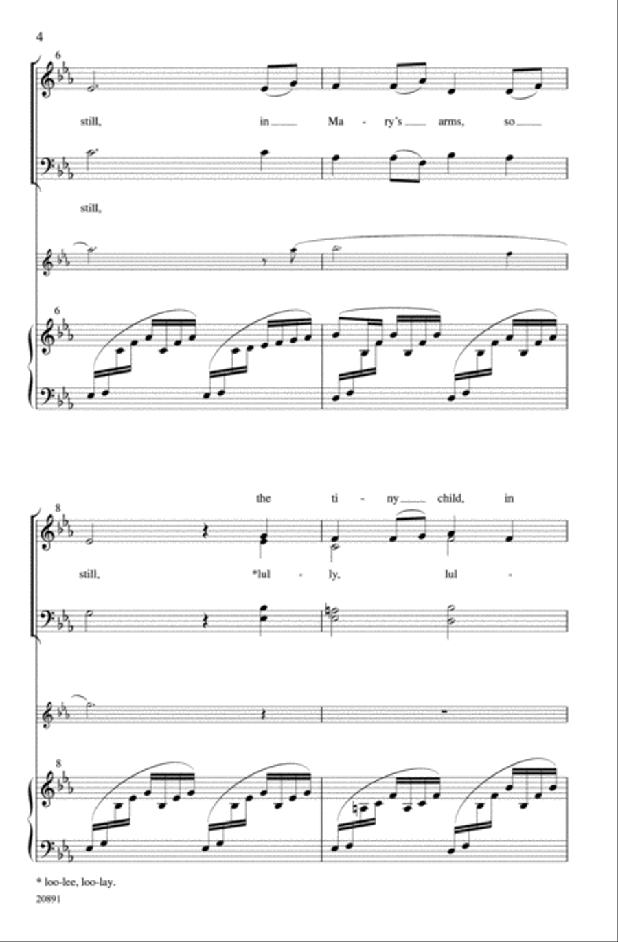 Still a Bach Lullaby Still a Bach Lullaby 4-Part scores gallery preview page 3