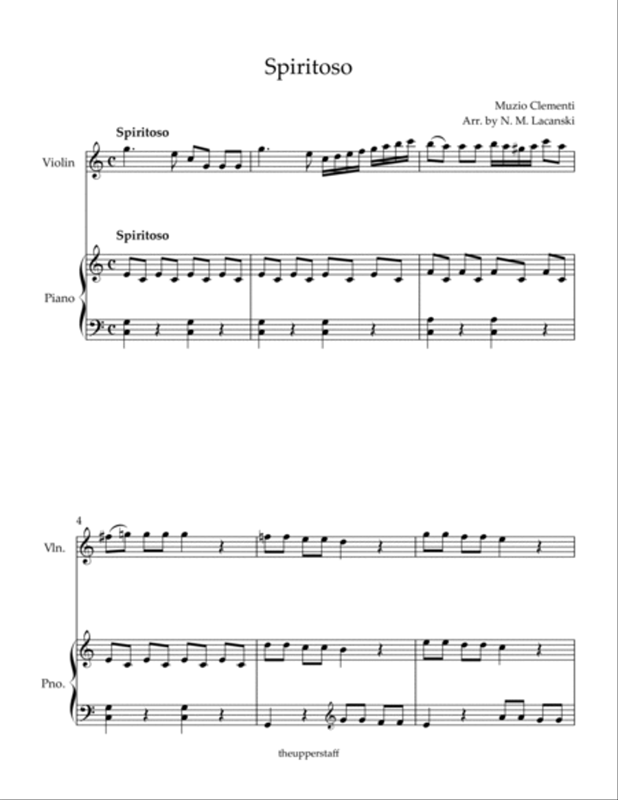 Spiritoso Violin Solo scores gallery preview page 2