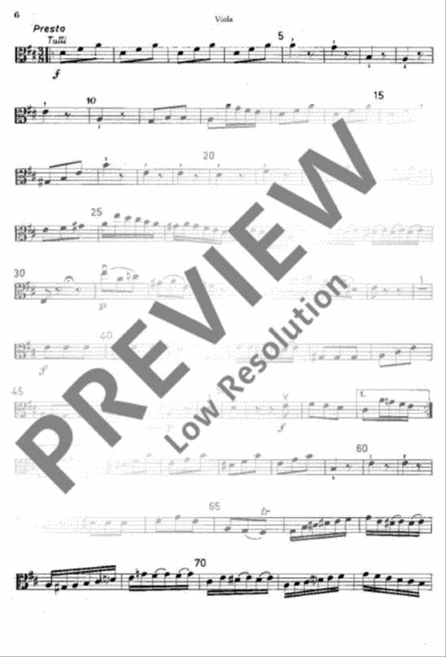 Symphony No. 1 Viola scores gallery preview page 7
