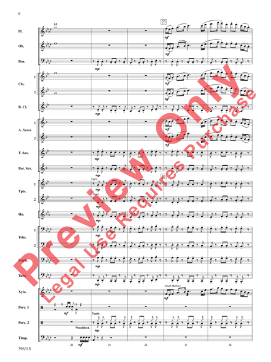 Jubilee Celebration Jubilee Celebration Concert Band scores gallery preview page 7