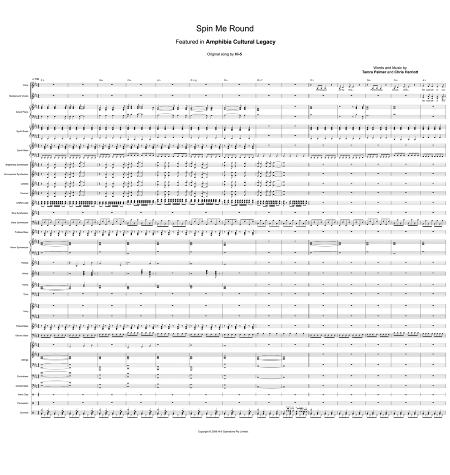 Spin Me Round Piccolo scores gallery preview page 1