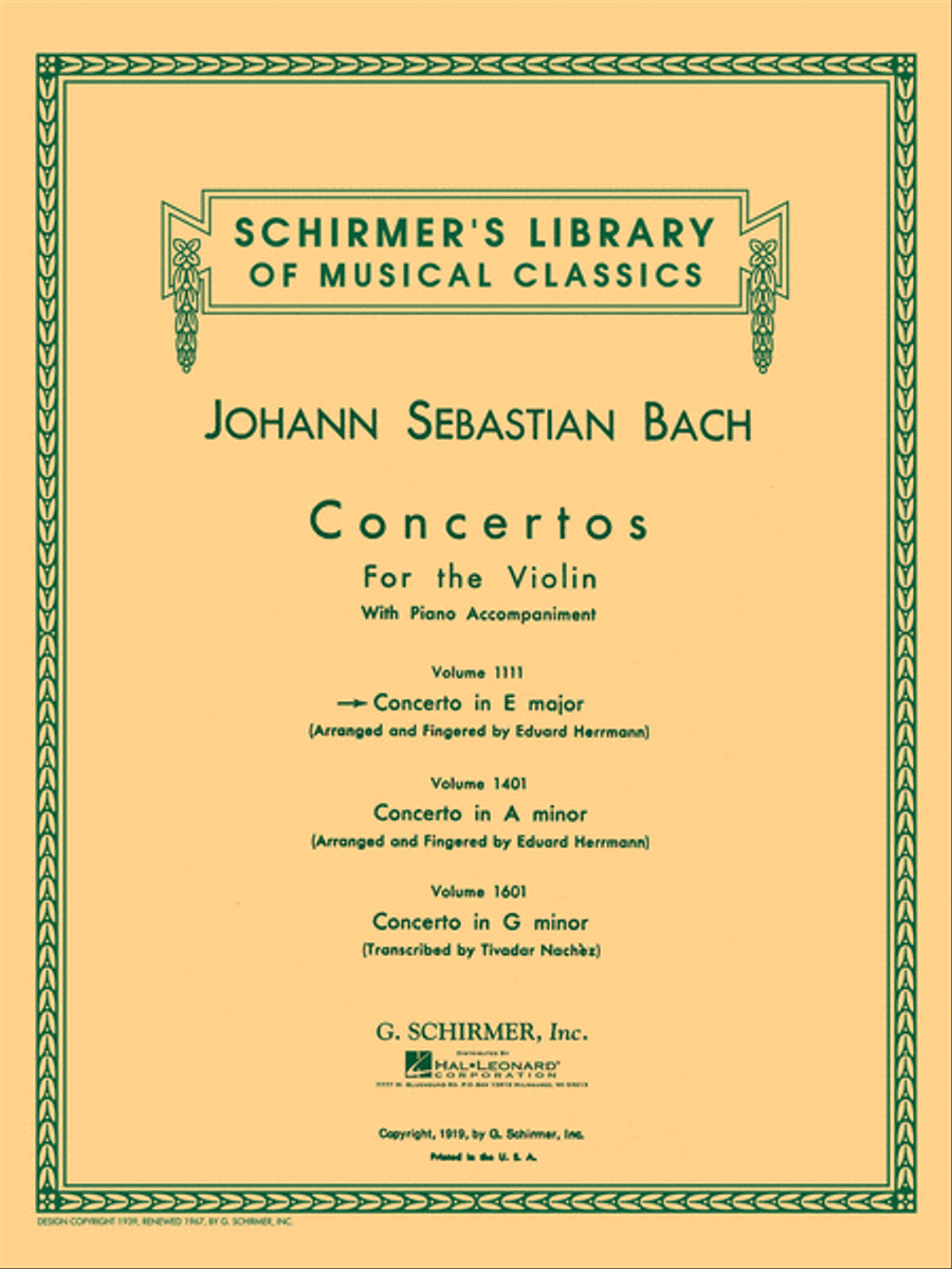 Concerto in E Major Concerto in E Major Orchestra scores gallery preview page 1
