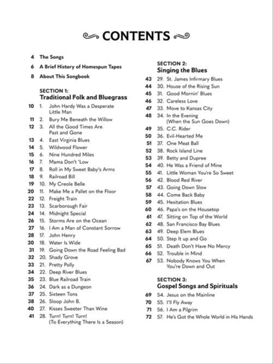 The Homespun Songbook The Homespun Songbook Acoustic Guitar scores gallery preview page 3