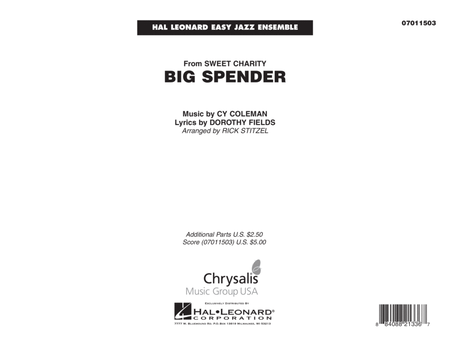 Big Spender - Full Score
