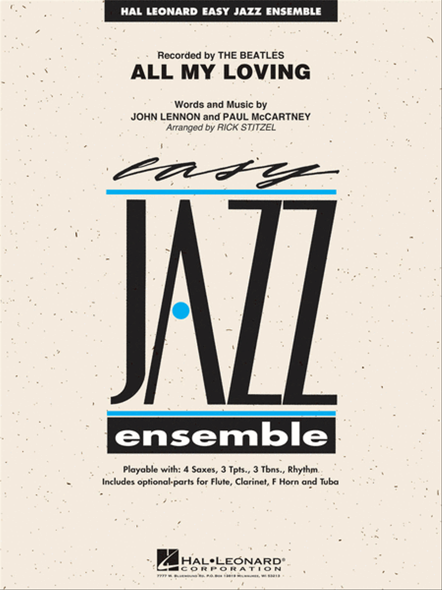 All My Loving Jazz Ensemble scores gallery preview page 1