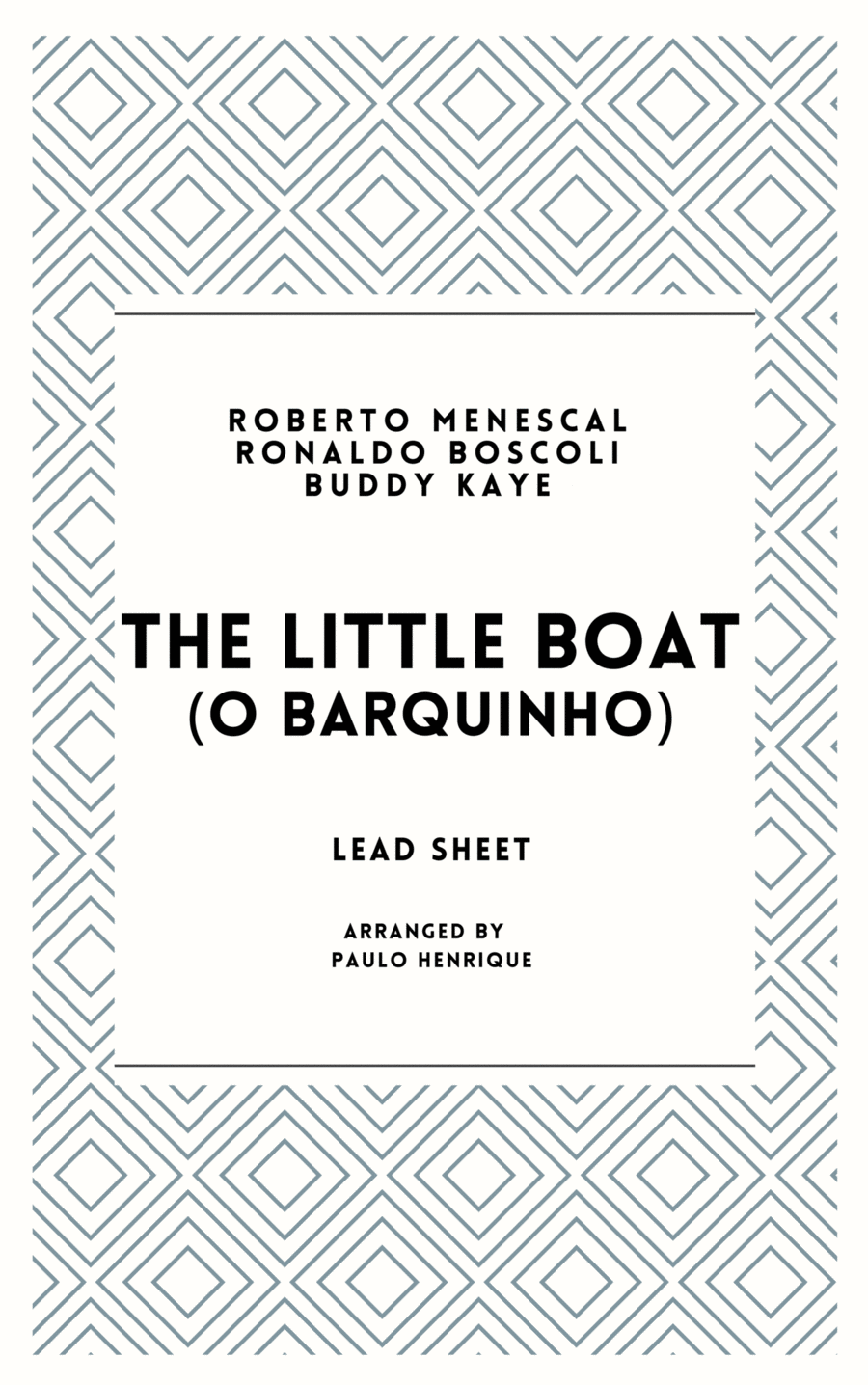 Little Boat (o Barquinho) Piano scores gallery preview page 1