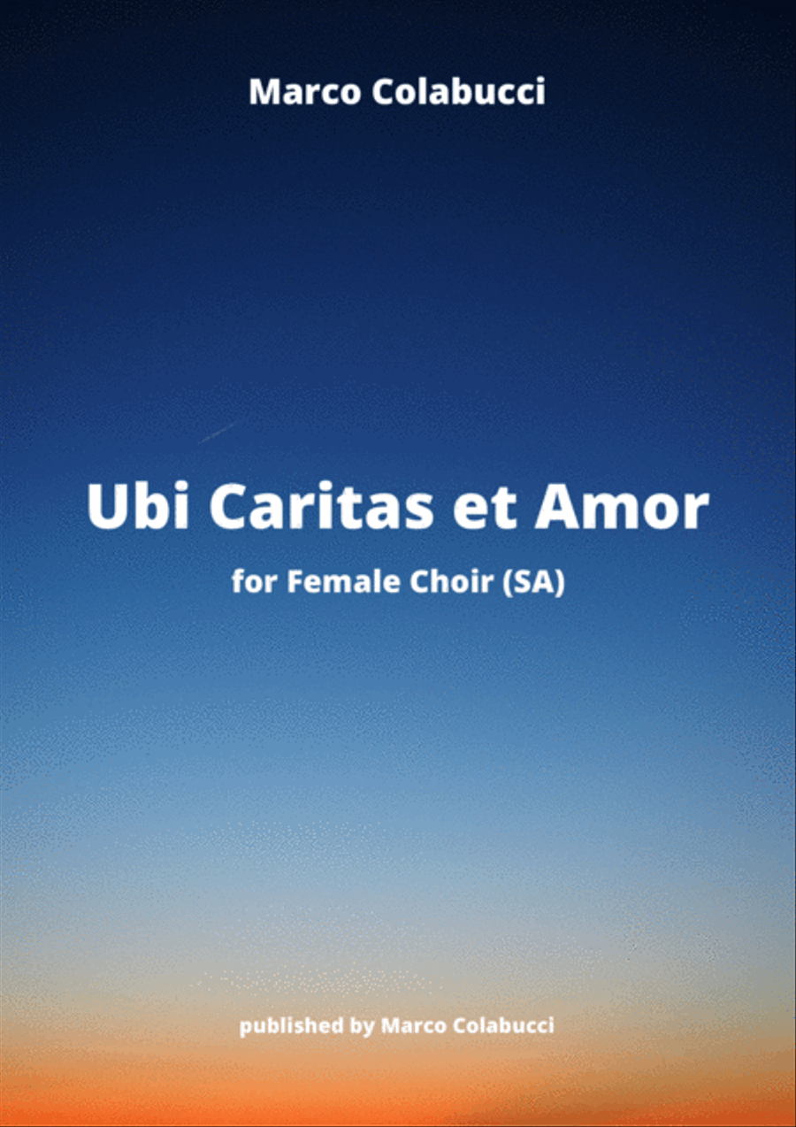 Ubi Caritas et Amor Ubi Caritas et Amor SA scores gallery preview page 1