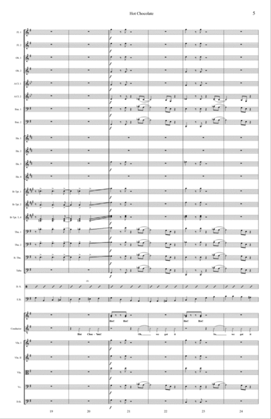 Hot Chocolate Hot Chocolate Full Orchestra scores gallery preview page 5