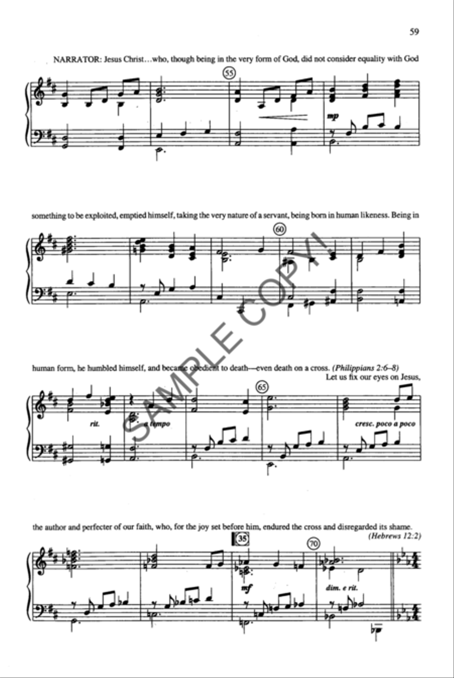 Shadow of the Cross 4-Part scores gallery preview page 45