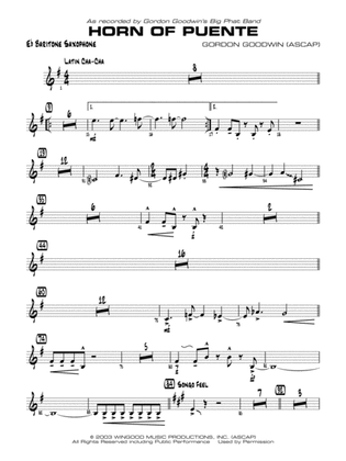 Horn of Puente: E-flat Baritone Saxophone
